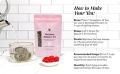 Herbal Tea for Hormone Balance – Natural Menstrual Cycle Support, Spearmint