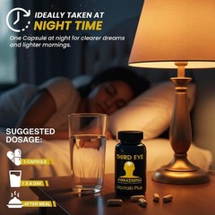 Third Eye Awakening Haritaki Capsules Kailash Herbals 100ct 650mg Vegan