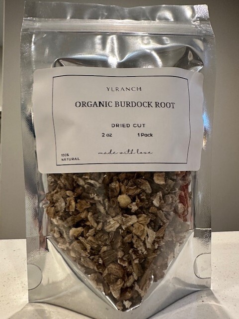 Burdock Root Organic Cut / Farm Fresh Packed USA Free Ship