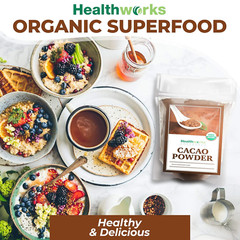 Superfoods Organic Cacao Powder – 16 Oz / 1 Lb – Cocoa Chocolate Substitute – Ri