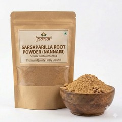 Jodnar Sarsaparilla Roots & Powder (Nannari) 100% Natural Dried Herbal Tea Cut