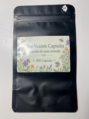 Bee Venom Capsules, Cápsulas de Veneno de abejas , Veleno d’api, 100 pieces