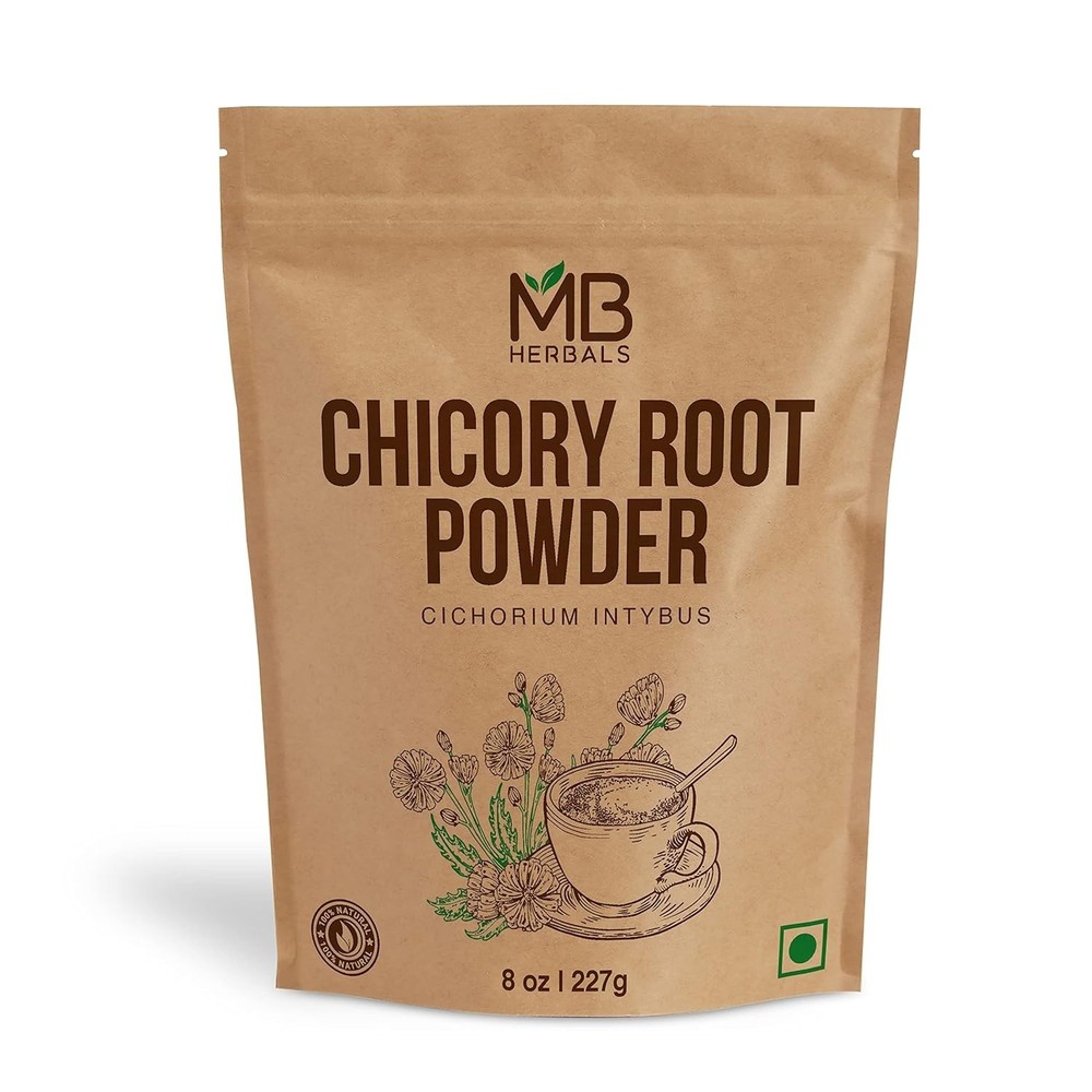 Instant Chicory Root Powder 227 Gram (0.5 Lb / 8 Oz) | Roasted & Granulated | Gl