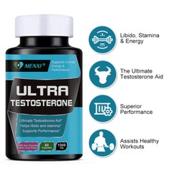 Zinc Magnesium Vitamin B6 Tablets Testosterone Boost Better Sleep 1305MG