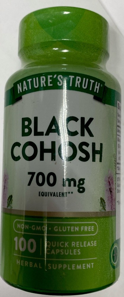 Black Cohosh 700mg | 100 Capsules | Non-GMO, Gluten Free | by Nature’s Truth