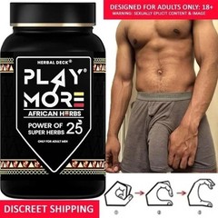 Herbal Deck Play More Powder for Men Natural Strength and Immunity Support