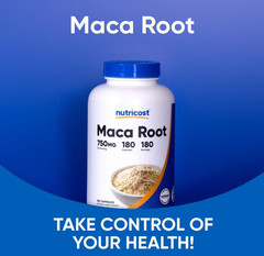 Maca Root Capsules 20000 mg 180 Pills Peruvian Maca Extract for Men and Women