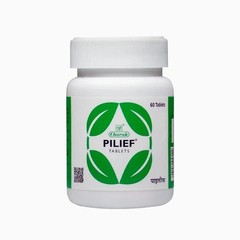 Charak Pharma Pilief Tablets 120 Tabs (3 x 40 Tablets) for Piles 2027 Expiry