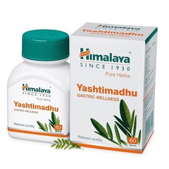 Himalaya Yashtimadhu 60 Tablets Herbal Gastric Wellness AciditySupport Free Ship