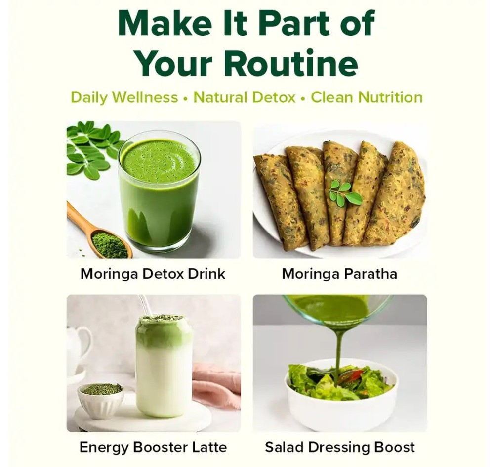 Premium Grade Moringa Leaf Powder – Gently Dried for Maximum Nutrients