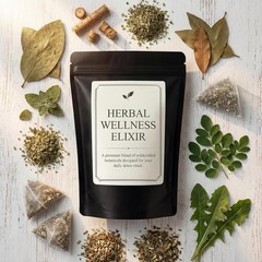 Jamaican Wildcrafted Garden Blood Detox Tea, Healing Herbs includes Guaco, Bu…