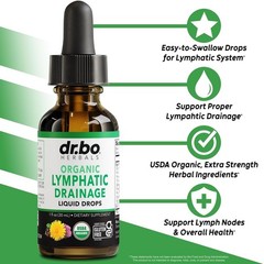 Lymphatic Support Drops Organic Herbal Blend 1 fl oz DR. BO