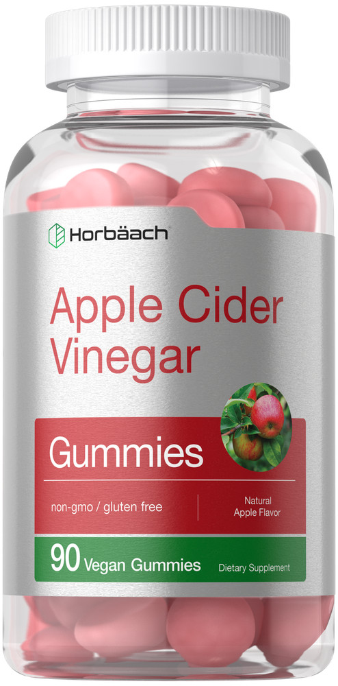 Apple Cider Vinegar Gummies | 90 Count | Natural Apple Flavor | by Horbaach
