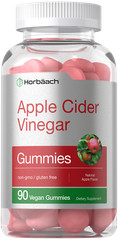 Apple Cider Vinegar Gummies | 90 Count | Natural Apple Flavor | by Horbaach
