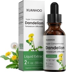 Dandelion Root Extract Drops with Graduated Pipette,Vagetarian Herbal Supplement
