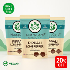 Pippali Capsule (Long Pepper)-6000mg (90%Piperine)-Heartburn &Indigestion-90Caps