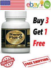 Vaidban Nervo Plus -D 60 Caps -Ayurvedic All Natural & Organic (Free Ship)