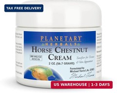 Horse Chestnut Comfort Cream 4 oz Planetary Herbals Tissue Care Balm