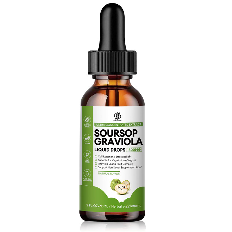 1-3x Soursop Graviola Extract Liquid Drop Immune Digestive Support Antioxidant