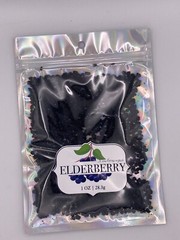 Elderberry Organic Dried Whole Sambucus Nigra Berries – Natural Kosher 28.3g
