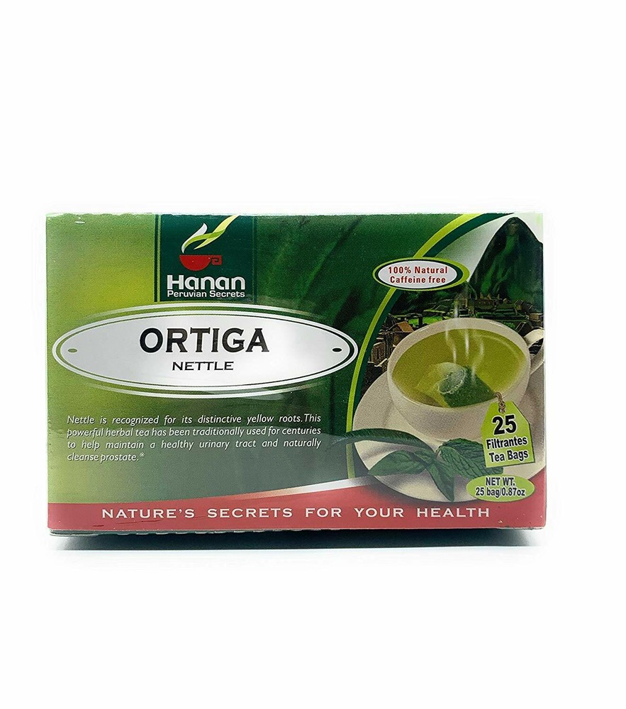 Nettle Tea ( ORTIGA TEA 25 Bags ) Support Urinary Tract and Prostate Health