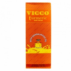 5 x Vicco Turmeric Skin Cream (Vegan) 15g each (Pack of 5) with Sandalwood Oil