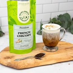 100% Roasted Chicory Root, Prebiotic & Gluten-Free – Brew Like Coffee, Pack of 2