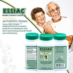 ESSIAC Tea Herbal Extract Capsules – 60 Capsules | Powerful Antioxidant Blend