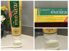 Thai Original Herbal Toothpaste Tip Niyom Natural Clean Whitening Teeth 160g