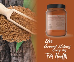 2lb Ground Nutmeg 100% Pure Natural Myristicaceae Nuez Moscada Powder JAR