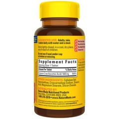 Nature Made Vitamin C 500 mg Tablets, Dietary 100 Count (Pack of 1)