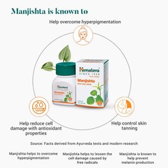 MANJISHTHA HIMALAYA 60Tabs Herbal SKIN WELLNESS Fast USA Delivery HYPERPIGMENT
