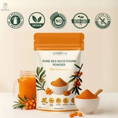100% Pure Sea Buckthorn Fruit Powder | 3.5 oz (100g) | No Artificial Colours