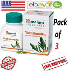 Himalaya YASHTIMADHU For Gastric Wellness 60 Tablets – Pack of 3 + Free Ship