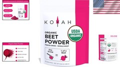 Organic Beet Powder – 30 Servings, Freeze-Dried, Non-GMO, , Earthy Sweet Flavor