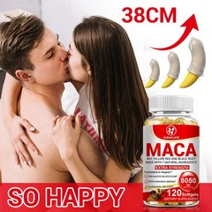 Maca Root Capsules 8050mg |120 Pills | Red, Yellow,Black Maca Supplements