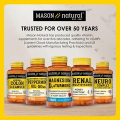 MASON NATURAL Super Energy, Made with Guarana, Panax 60 Count (Pack of 1)