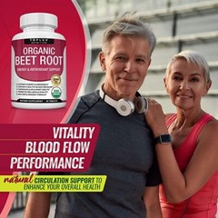 Beet Root Capsules 2040 Mg Organic Beetroot Powder Extract + Black Pepper