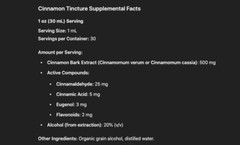 Cinnamon Extract liquid Tincture Digestion Health Quality Herb Free Ship USA