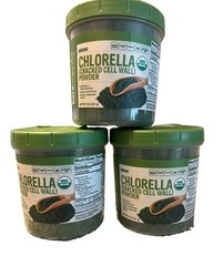 (3 Pack)BareOrganics Chlorella Powder 8oz.Each USDA Herbal Supplement New/Sealed