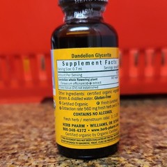 Herb Pharm Dandelion Extract Alcohol-Free Organic 1 fl oz Cleanse & Detoxify