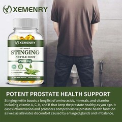 Stinging Nettle Root Capsules 7500mg – Support Prostate and Urinary Tract Health