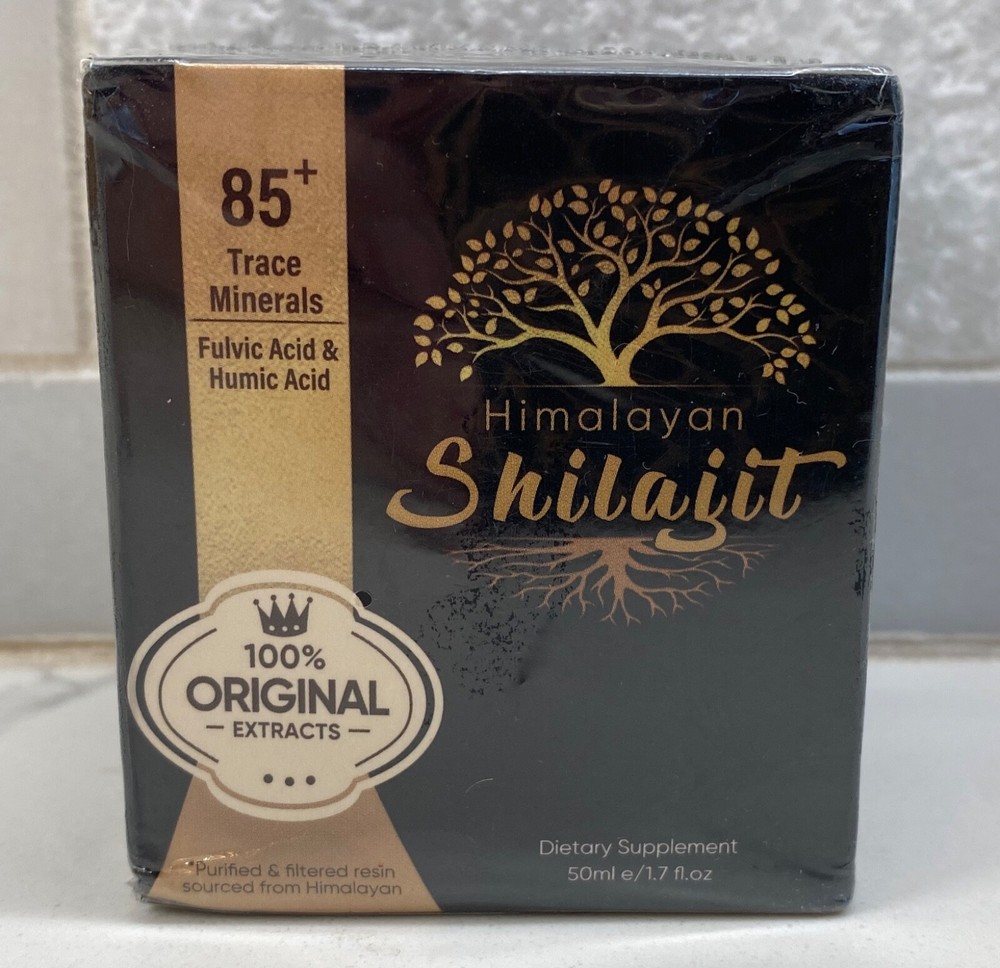 Himalayan Purified Shilajit Resin Dietary Minerals Supplement 1.7oz Exp: 11/2026