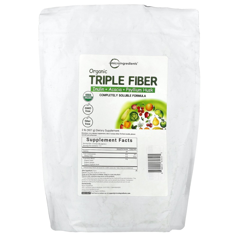Organic Triple Fiber, 2 lb (907 g)