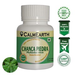 CalmEarth Chanca Piedra Organic Herbal Capsule 100% Pure Phyllanthus niruri