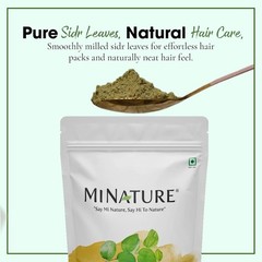 Sidr Powder by mi nature | 227g (8oz) (0.5 lb) | Sidr leaves Powder for hair