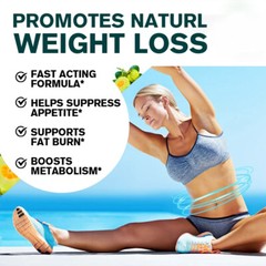 Garcinia Cambogia Weight Loss Fat Burning Energy 1600mg+Calciumi Fast Absorption