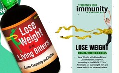 Lose Weight Living Bitters-Natural Remedy Powerful Roots &Herbs-Detox Digestive