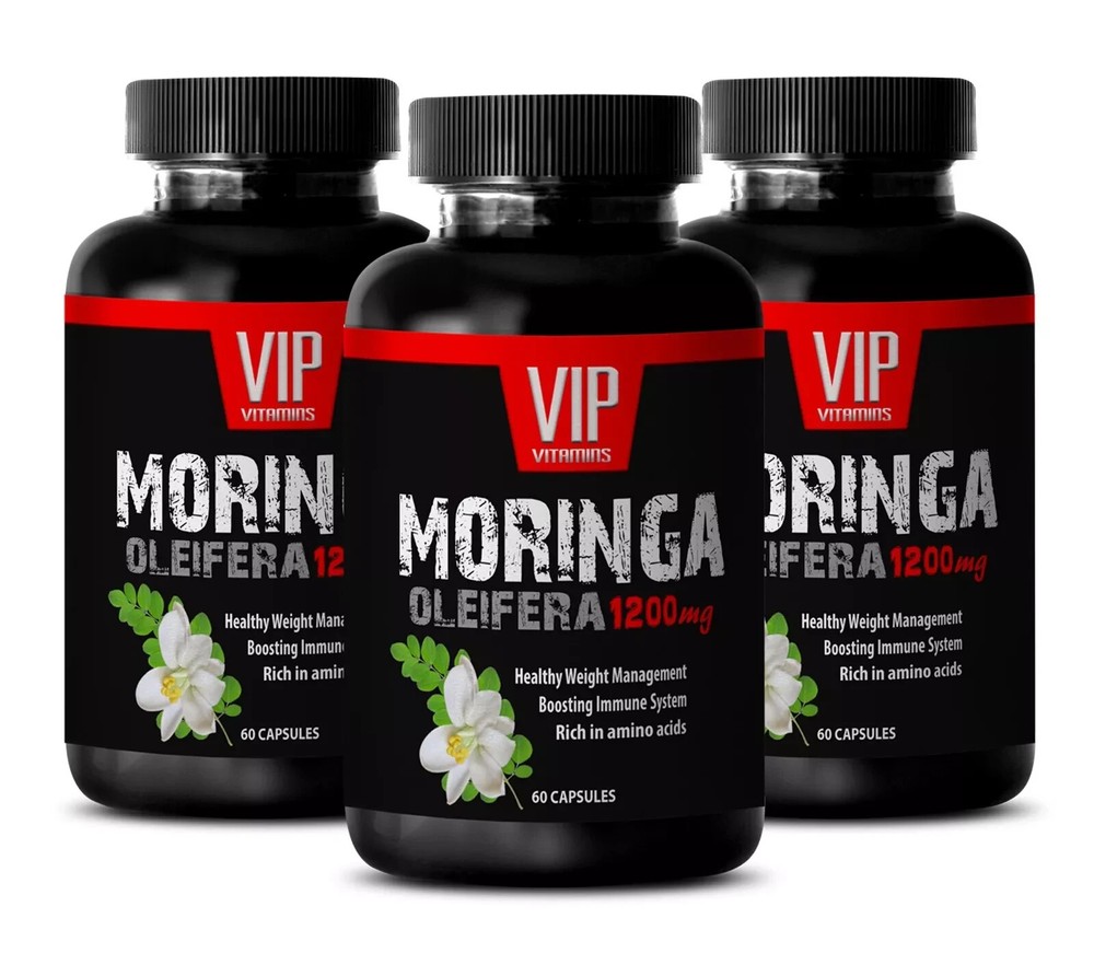 Sustainable farming methods – MORINGA OLEIFERA – Detoxifying effects 3 Bottles 1
