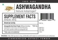 Ashwagandha Root 20x Extract Powder 20% Withanolides Withania Anti-stress 500g